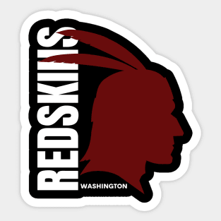 WASHINGTON REDSKINS FAN Sticker